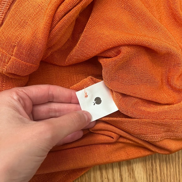 With Jean Andy Dress in Maple Orange Size XXS - Picture 5 of 10